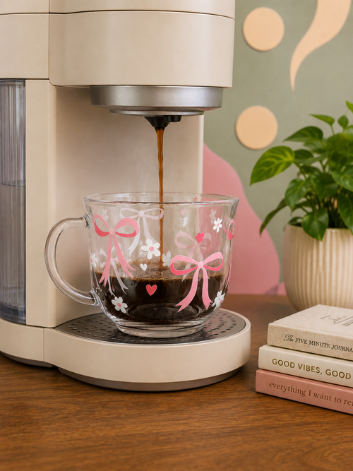 Bow Glass Mug