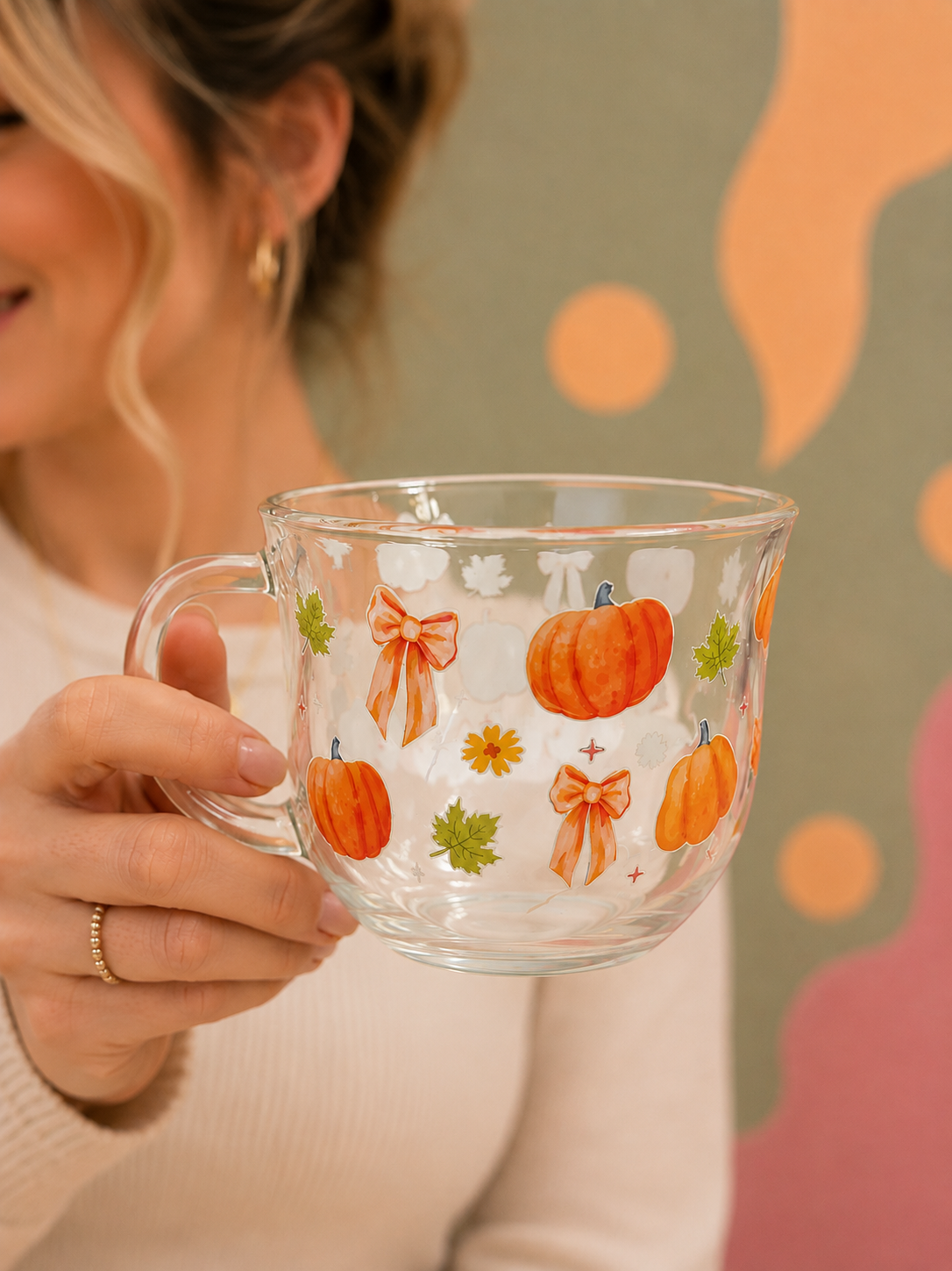Pumpkin & Bows Mug