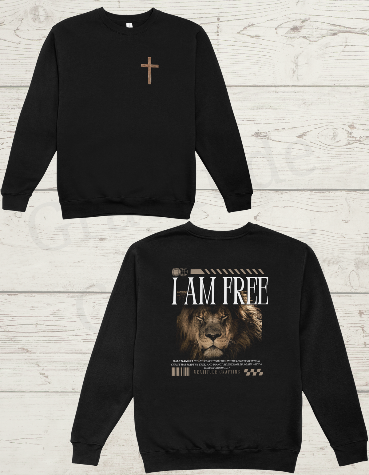 I AM FREE Lion Sweatshirt