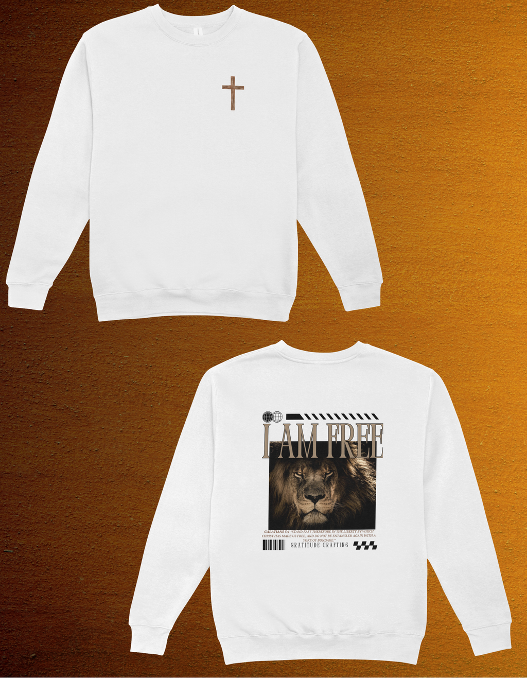 I AM FREE Lion Sweatshirt