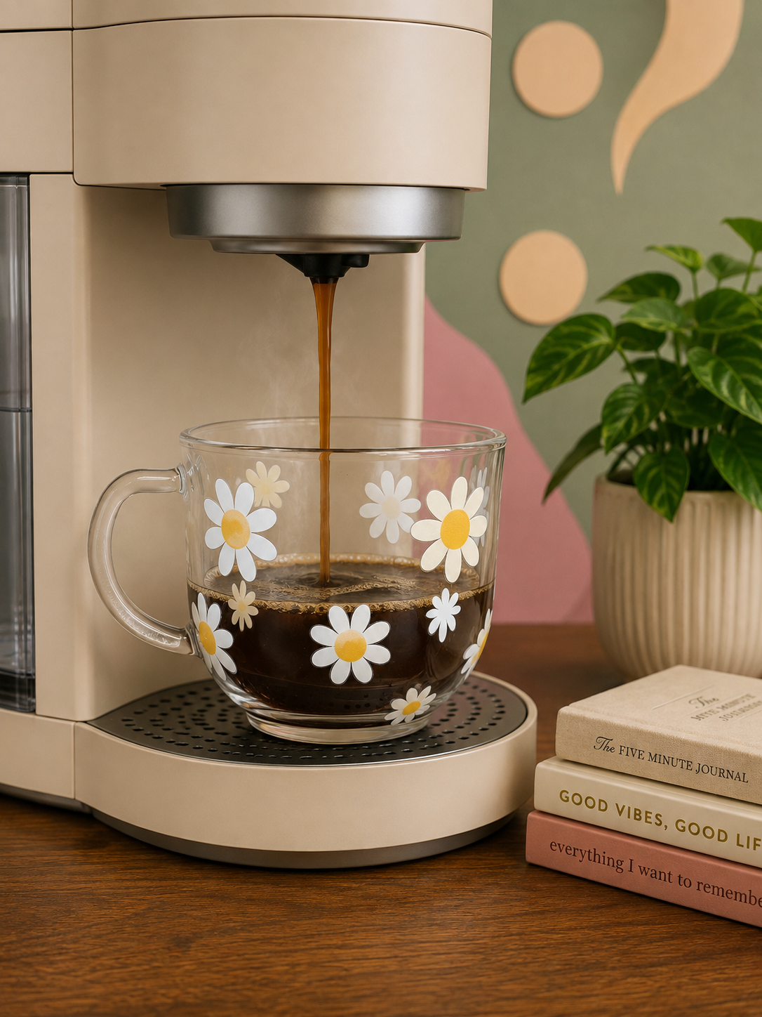 Daisy Glass Mug
