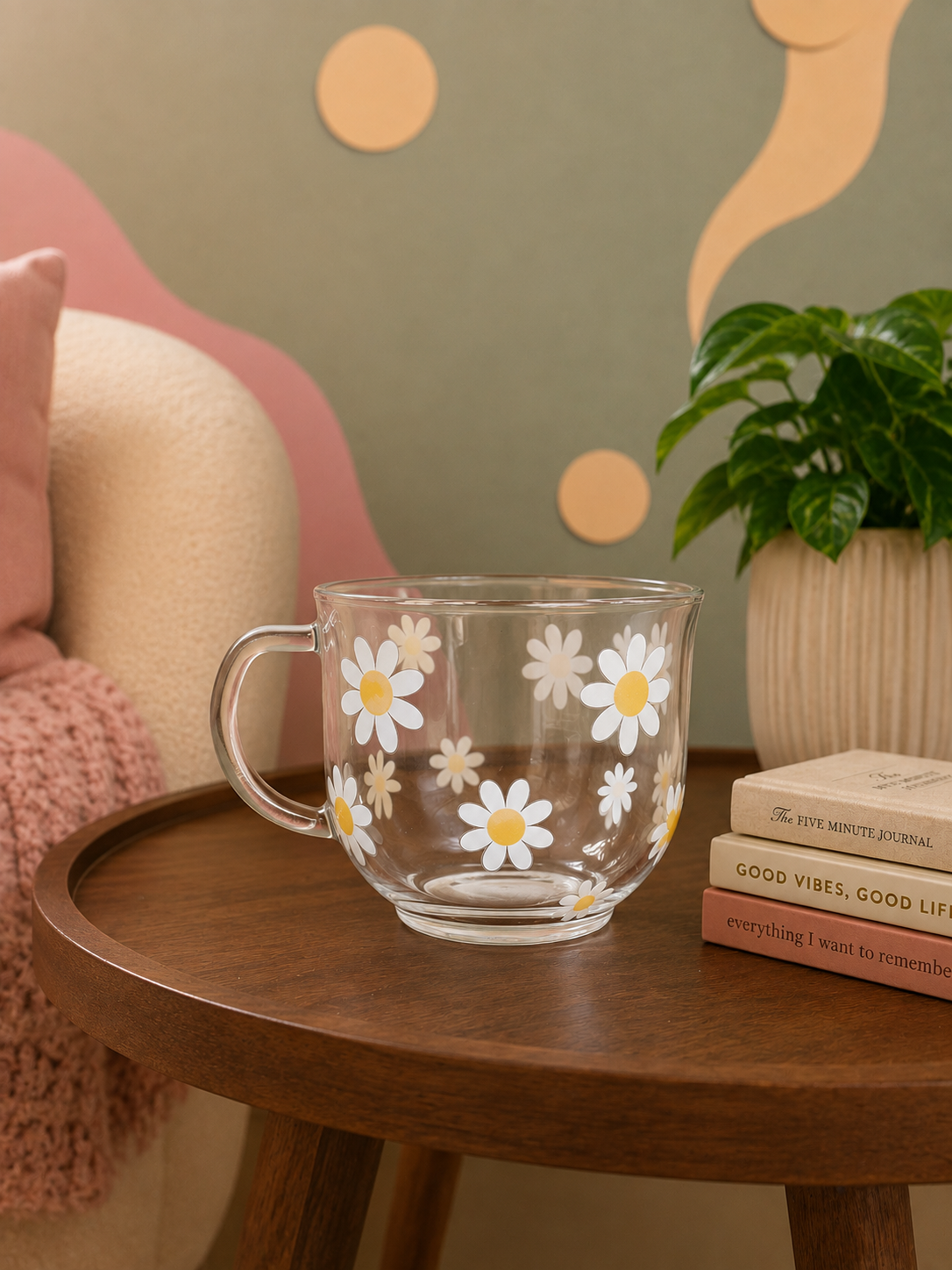 Daisy Glass Mug
