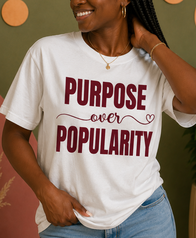 Purpose Over Popularity T-Shirt