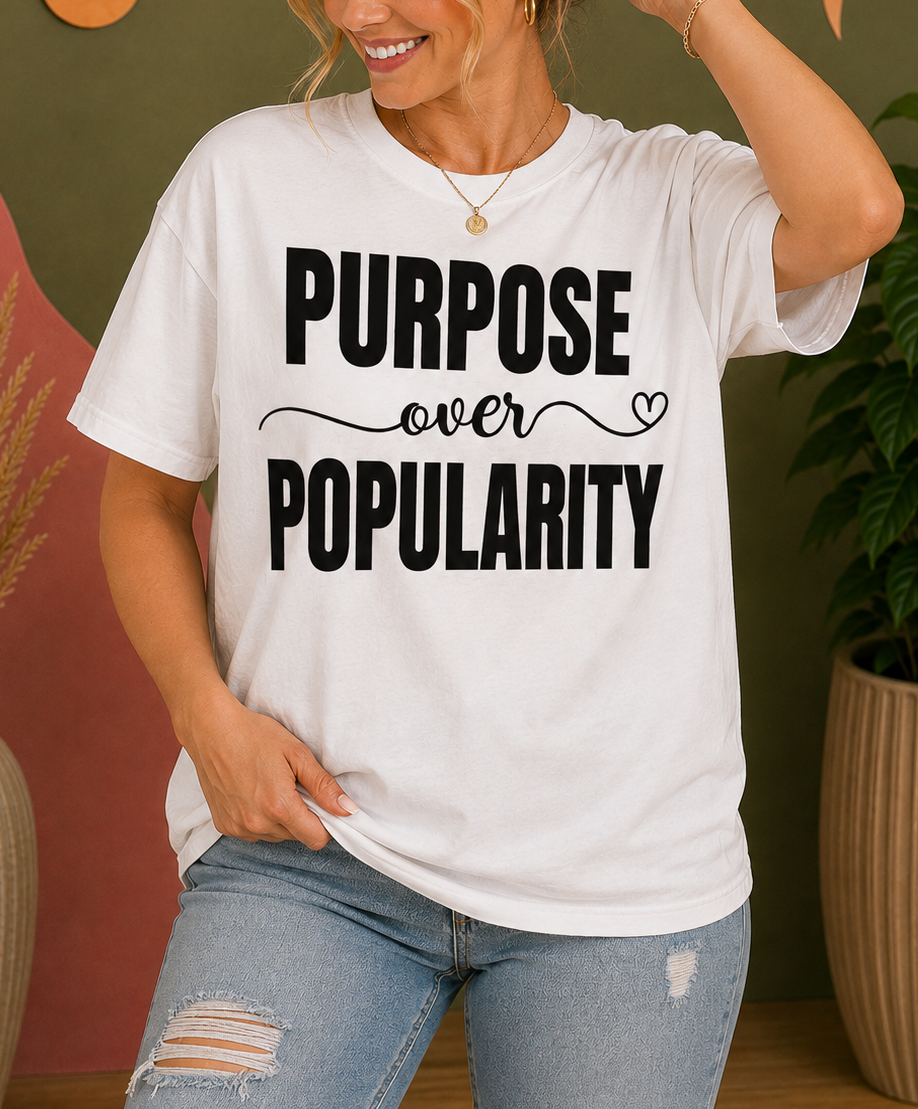 Purpose Over Popularity T-Shirt