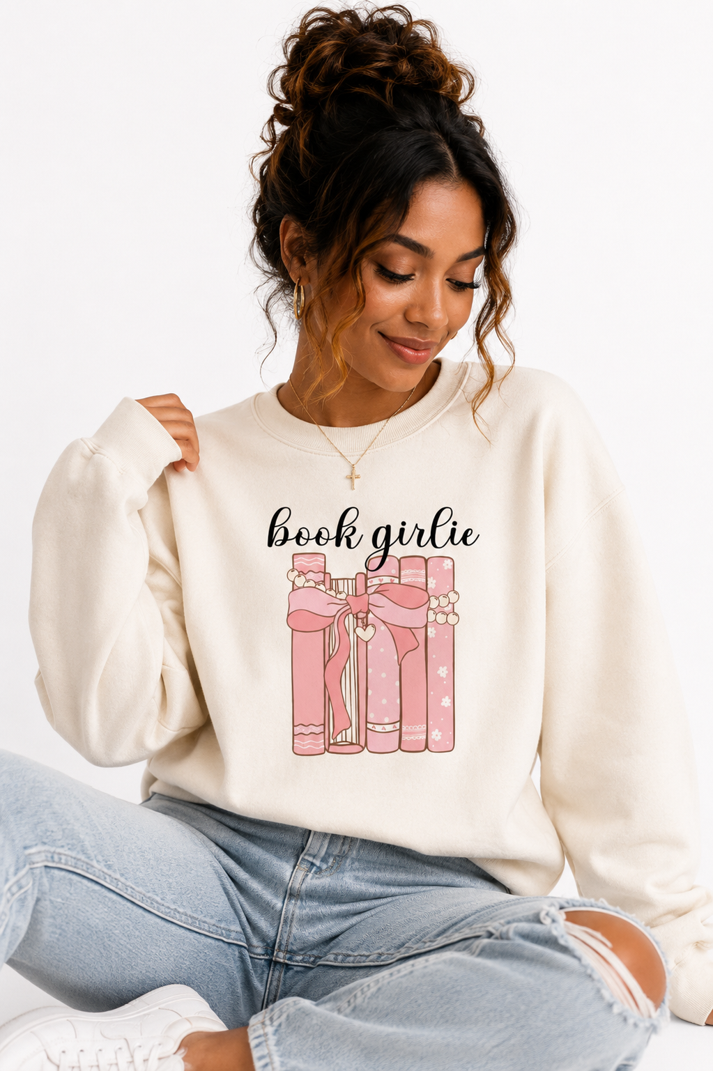 Book Girlie Cotton Sweatshirt
