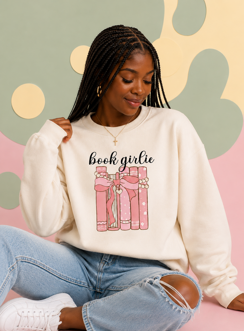 Book Girlie Cotton Sweatshirt